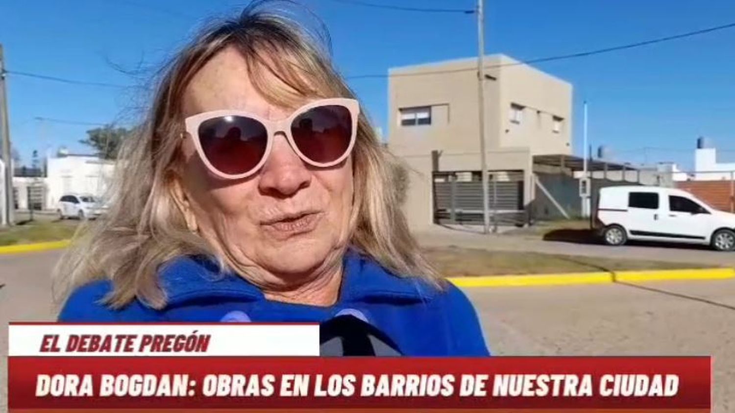 Dora Bogdan se refirió a las obras en los barrios
