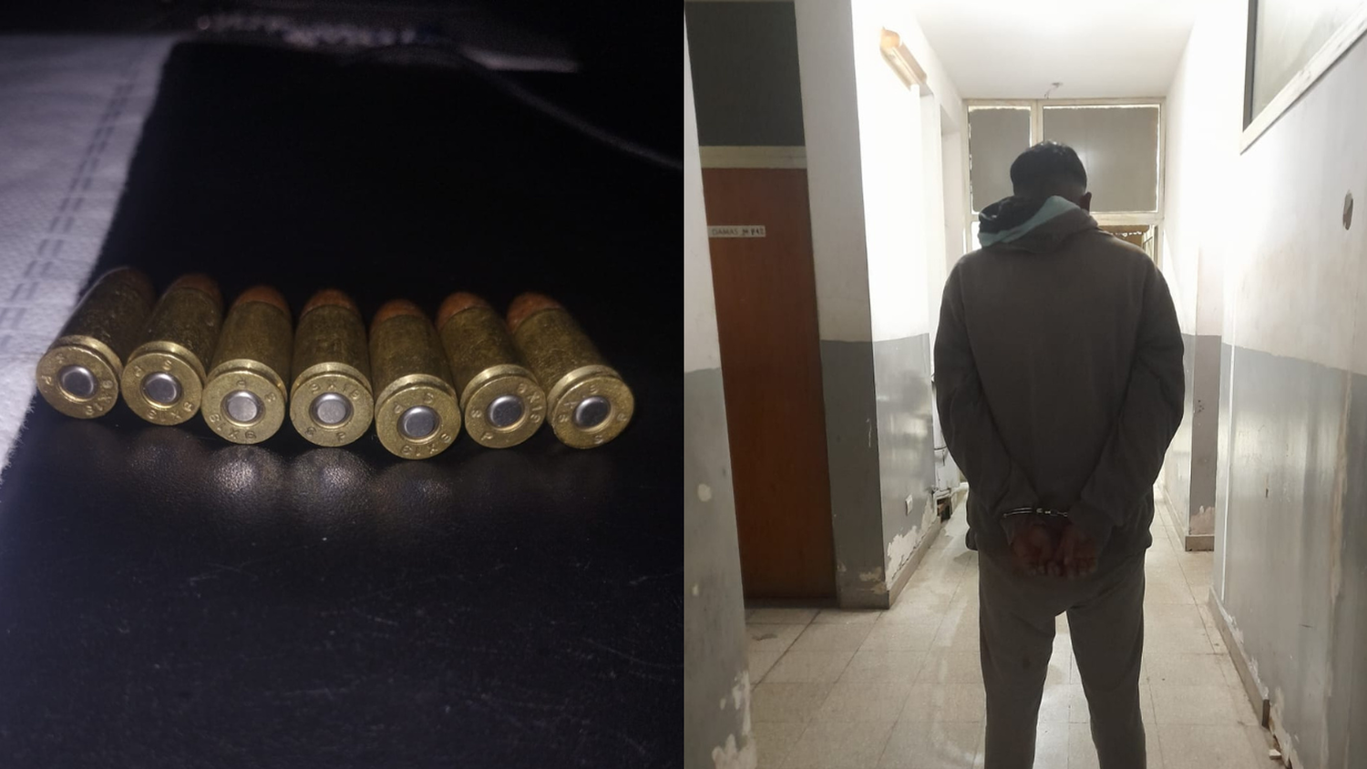 Hombre detenido en zona oeste.