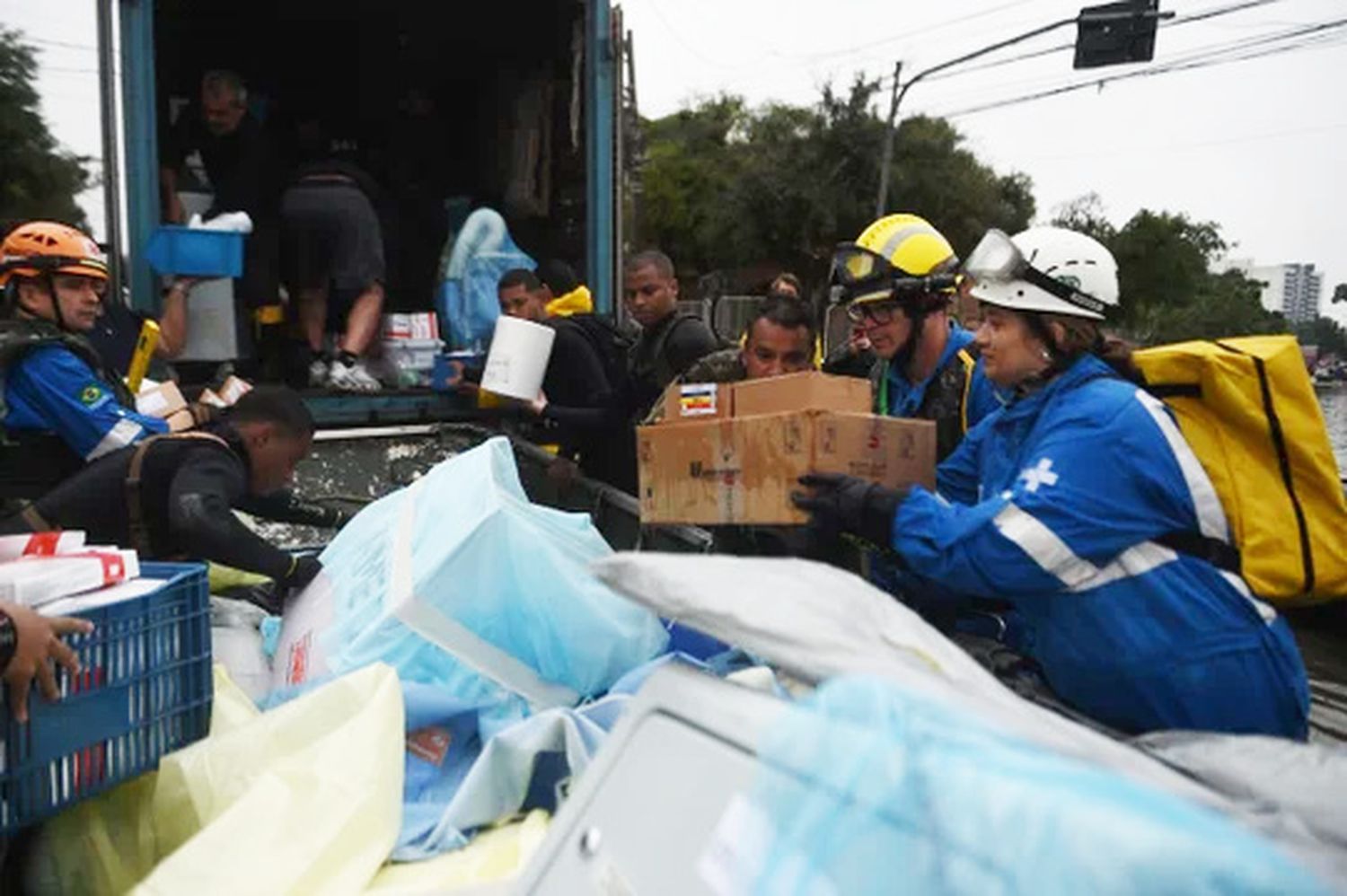 El exceso de lluvias causó temblores y pánico en Caixas do Sul