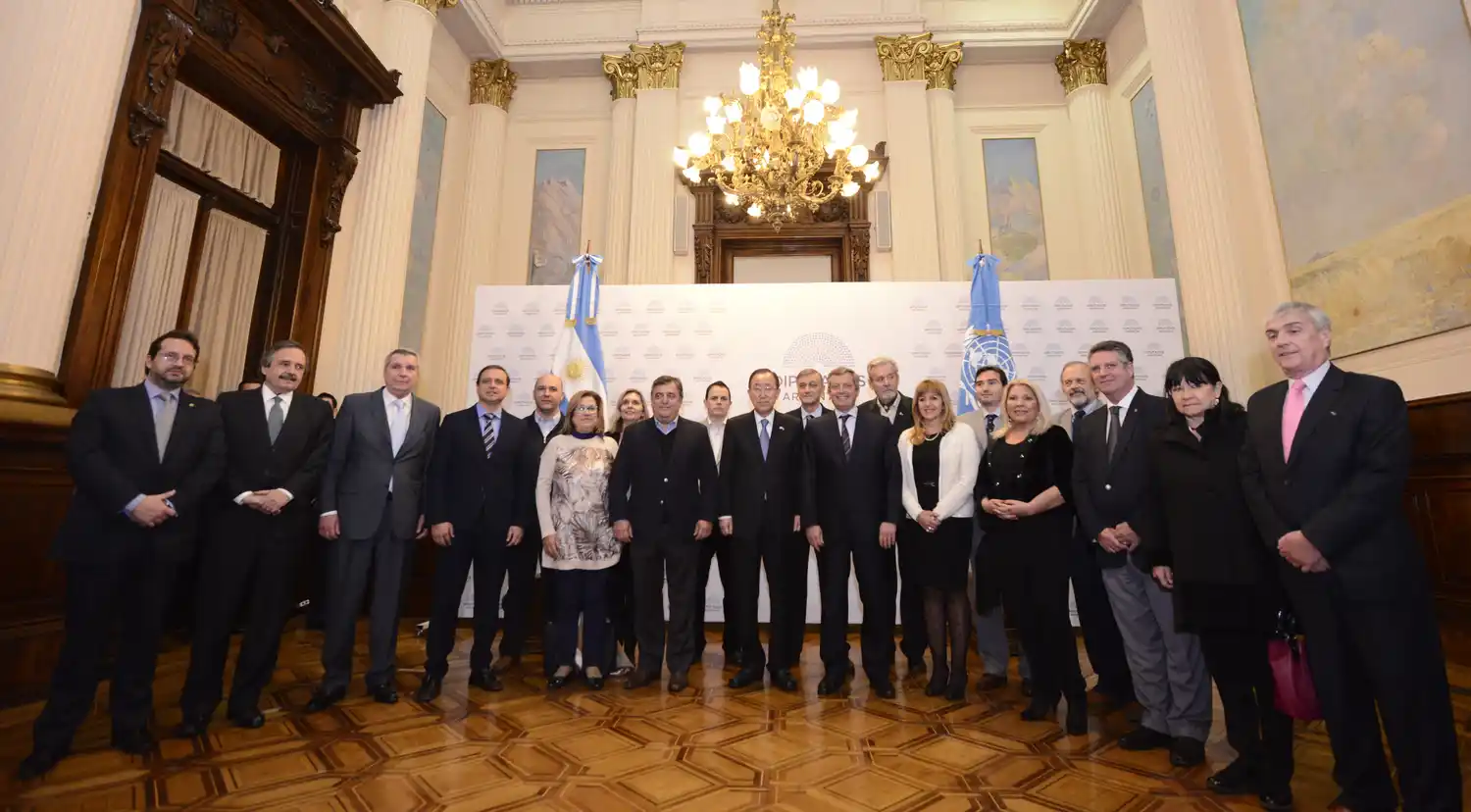 Monzó y Carrió recibieron al Secretario General de la ONU