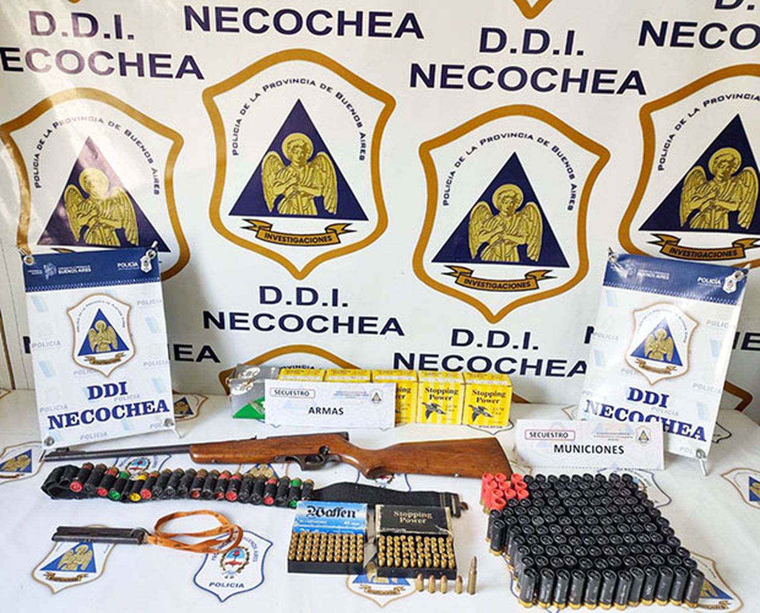 Secuestraron un arma larga calibre 22 y varias municiones