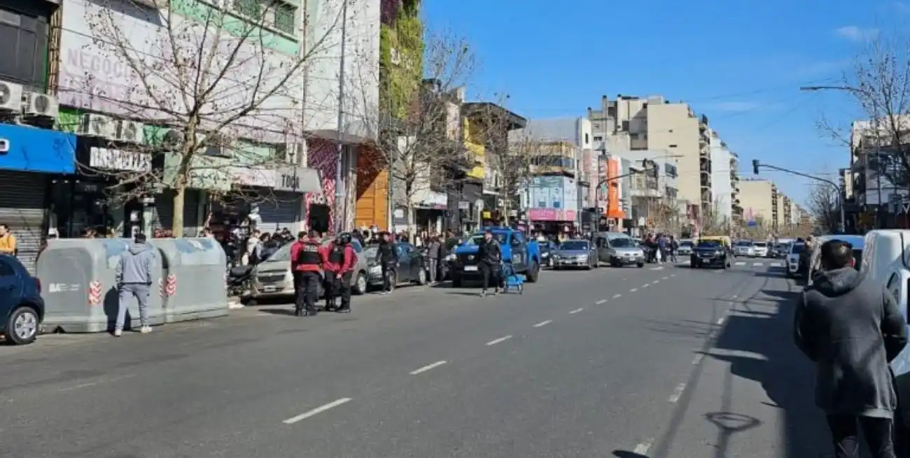 Se vivieron momentos de tensión en Avenida Avellaneda.