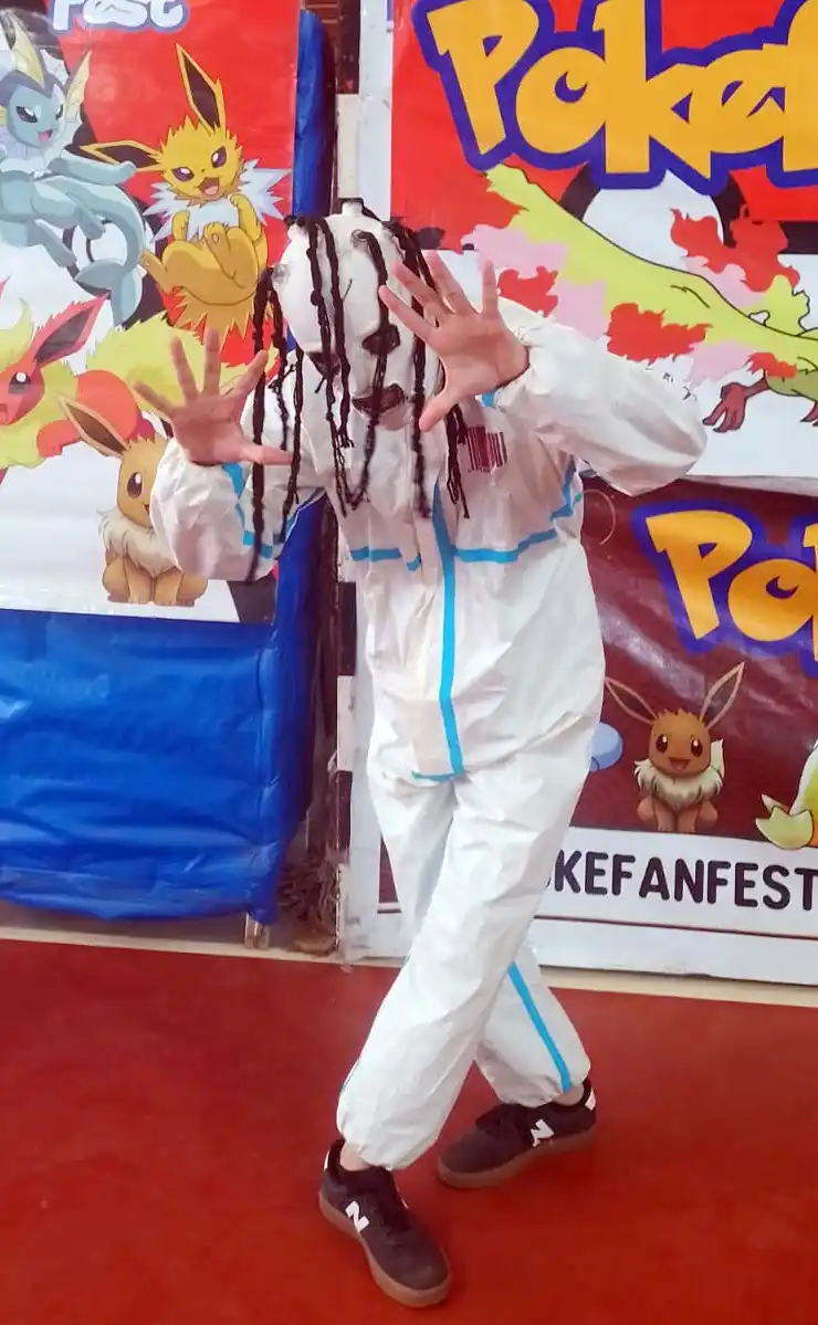 Cosplay. Los personajes también estuvieron presentes