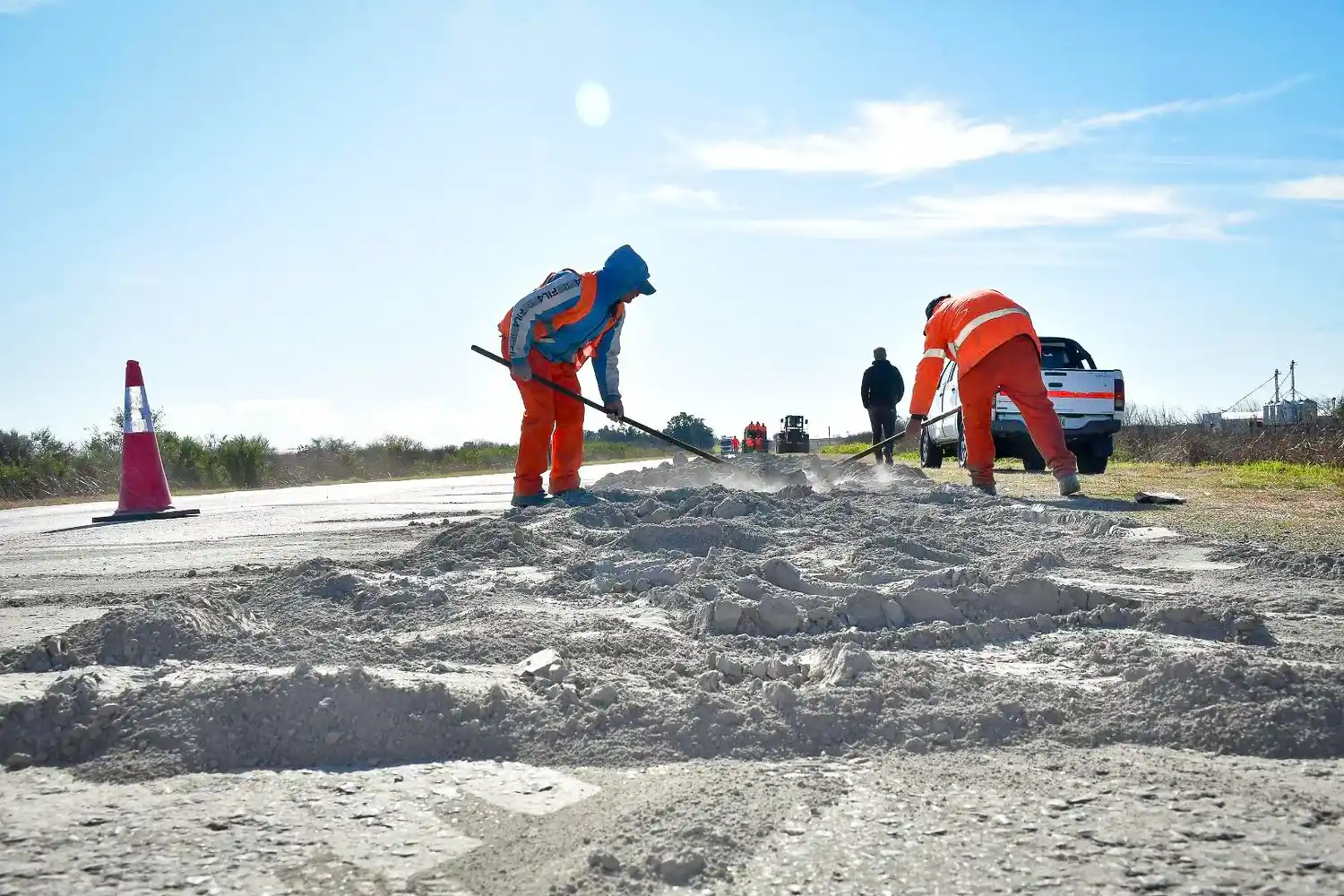 Avanza en un 66% la rehabilitación de la Ruta Provincial N° 32