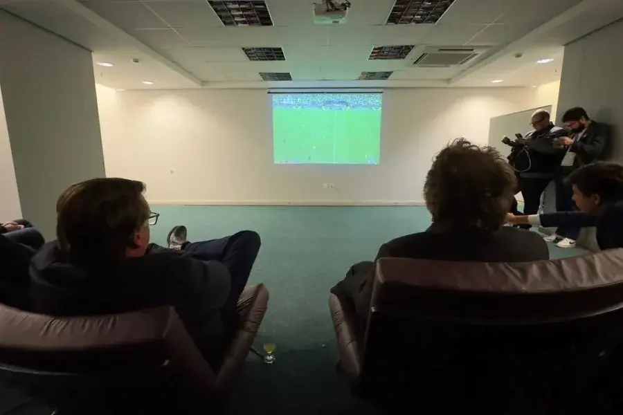 Milei y Bolsonaro vieron juntos la derrota de Brasil en la Copa América