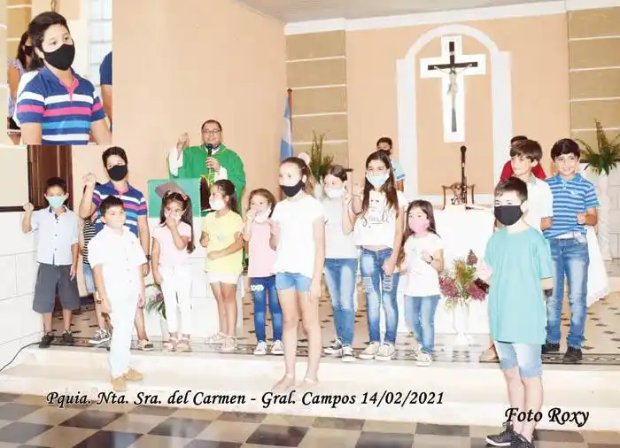 LA PARTICIPACI�N DE LOS NI�OS EN LA MISA DEL  DOMINGO