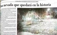 ¡Qué frío! Las bajas temperaturas y el recuerdo de octubre de 2002, cuando nevó en Tandil