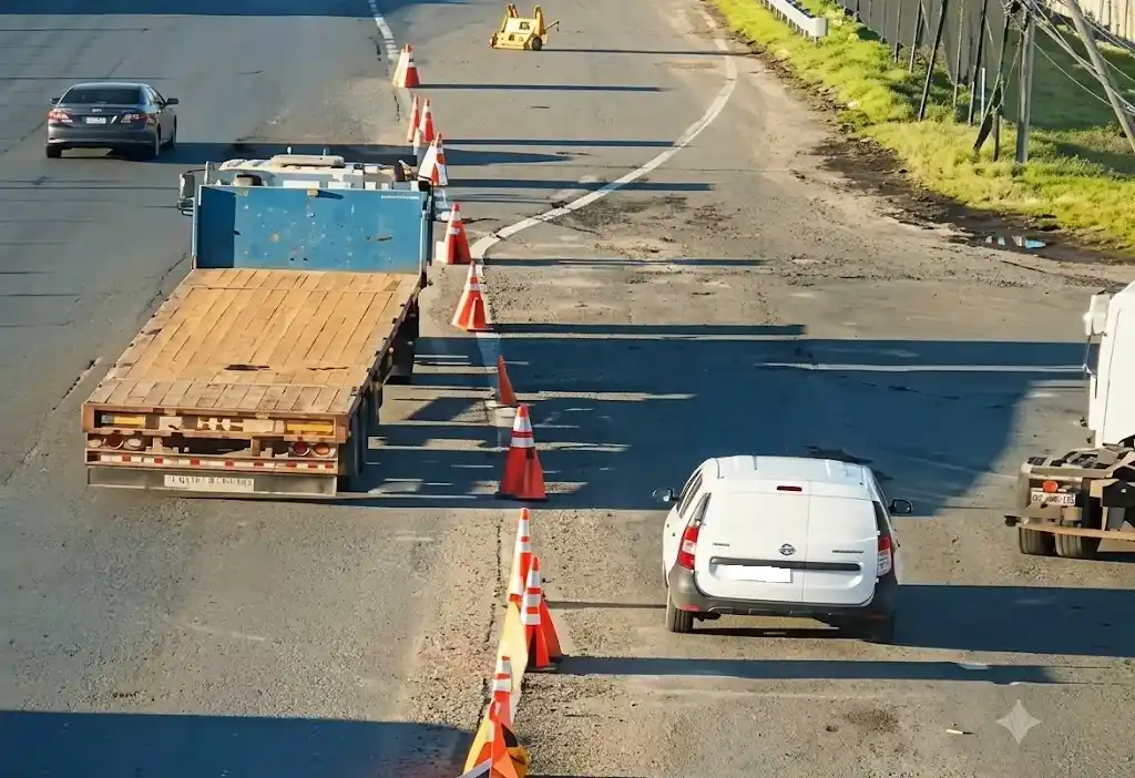 Captura por video: la fuga del automovilista quedó registrado en las cámaras de Aubasa y del propio oficial.