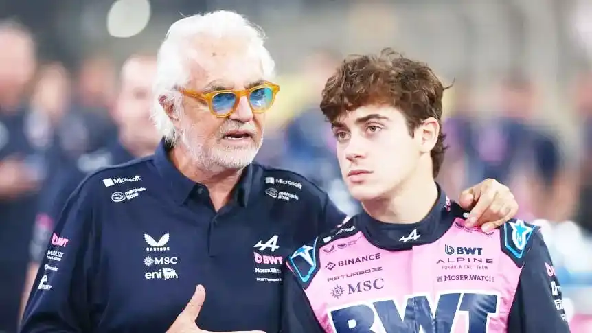Briatore elogió a Colapinto, avisó que Alpine estará a la par de McLaren y la FIA le dio una gran noticia