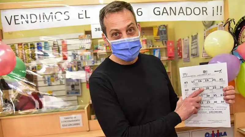 "Una pareja de trabajadores" fue la ganadora del pozo récord del Quini 6