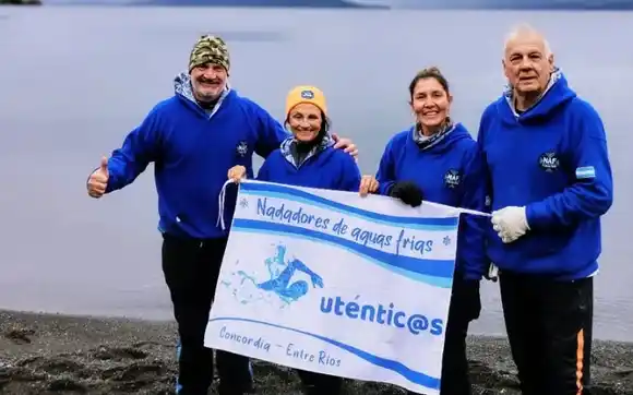 Actividad de nadadores de aguas frías con vistas al Sudamericano