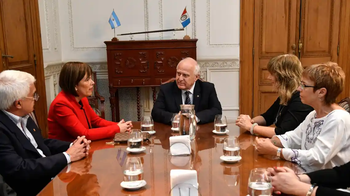 Lifschitz recibió en Rosario a la presidente de la Comunidad Foral de Navarra