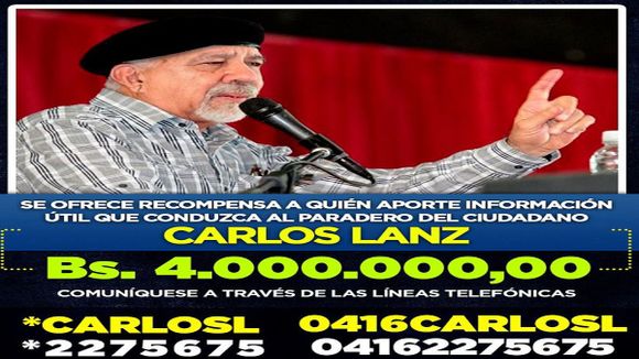 Fiscalía dice que en desaparición del profesor Carlos Lanz no hubo violencia