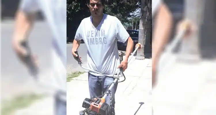 Motoguadaña robada despertó indignación y solidaridad