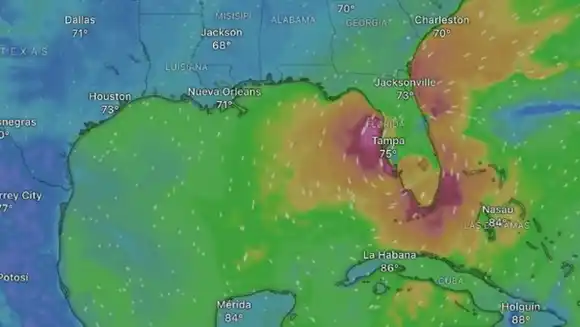 Tras Helene, MILTON SE CONVIERTE EN TORMENTA y podría alcanzar Florida como huracán