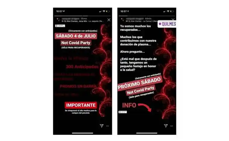 Delirante: En Quilmes convocaron a una fiesta solo con pacientes curados de coronavirus