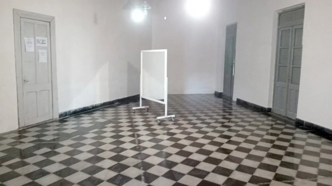 Obras.en el Sum del museo de Claraz