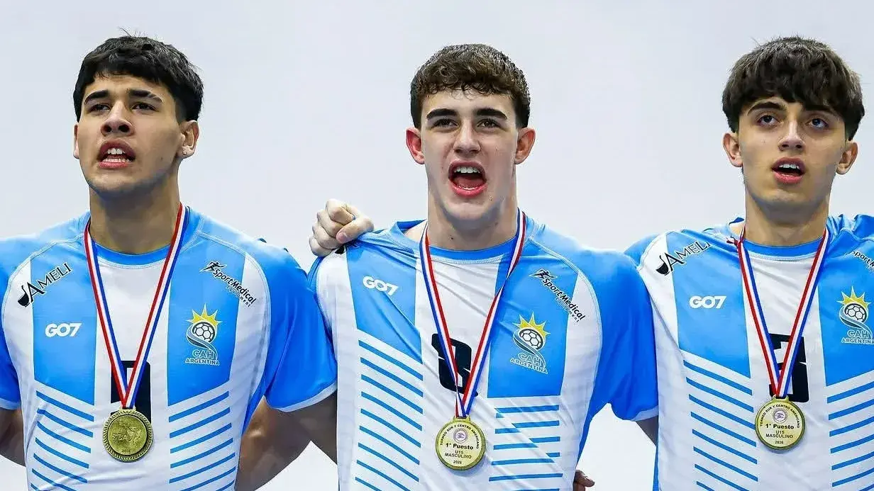 Demian Goñi, campeón con los cadetes de Argentina en Paraguay