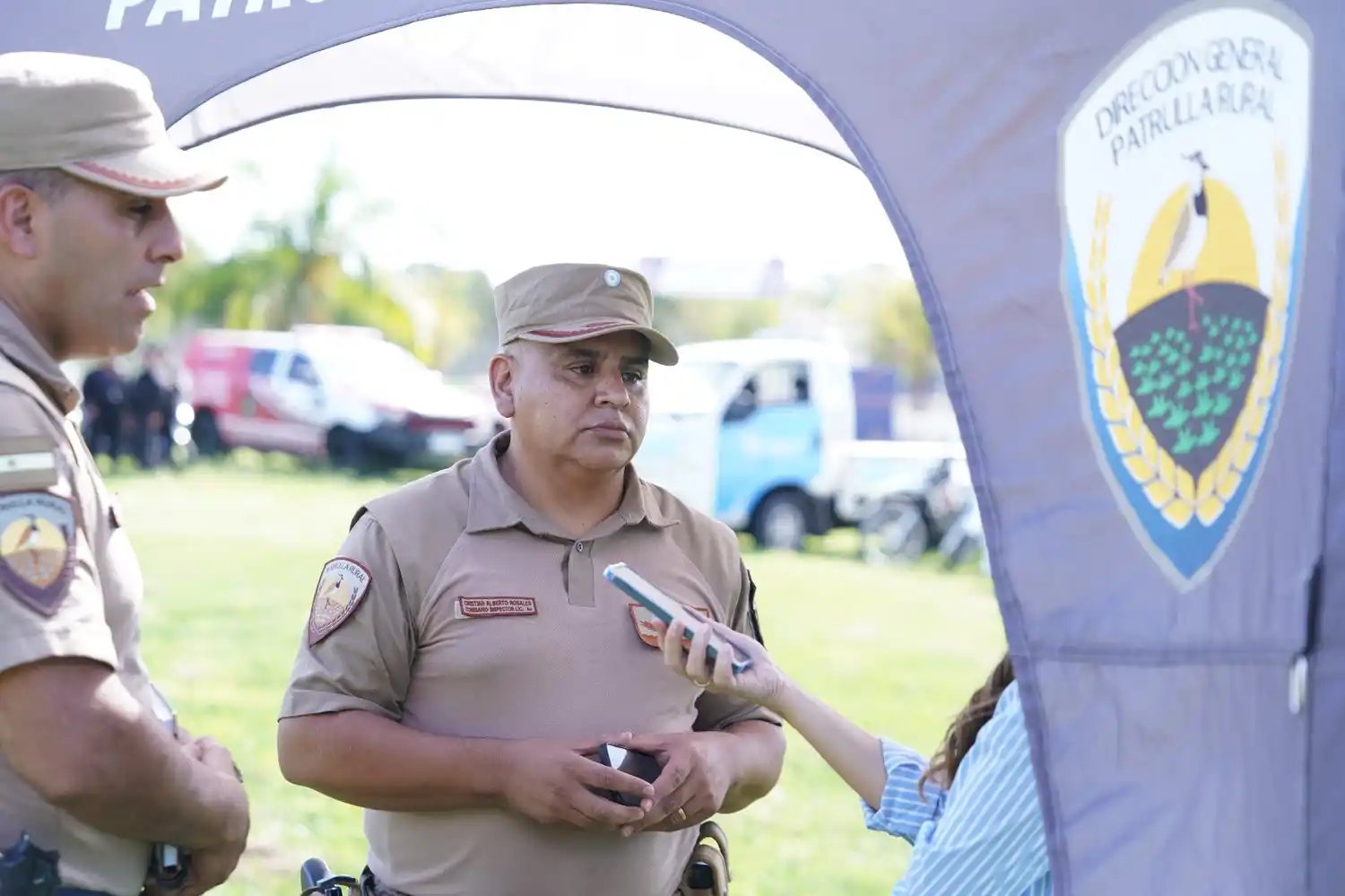 Los comisarios Lencinas y Trosales analizaron el mapa del delito rural en nuestra zona.
