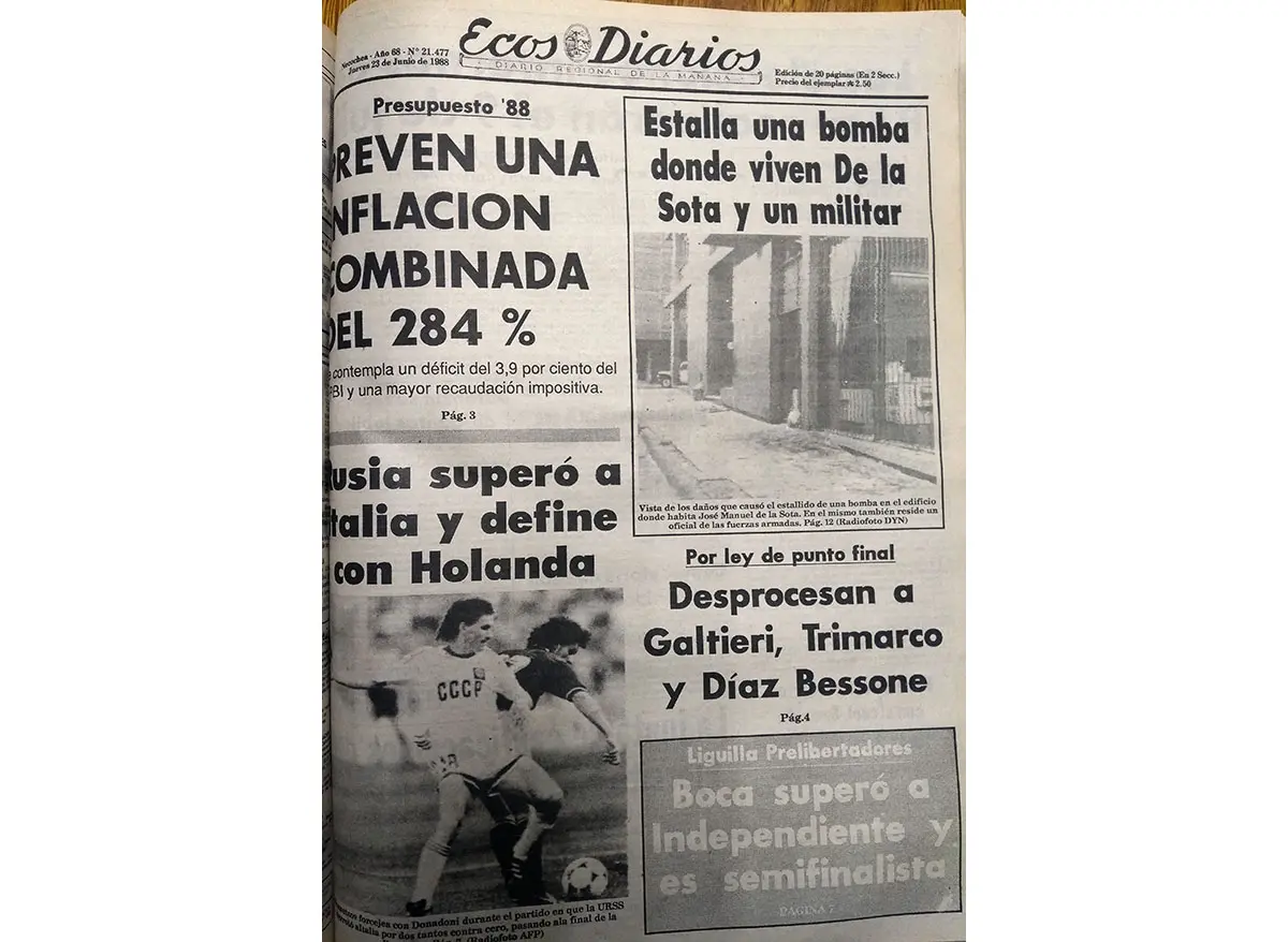 Jueves 23 de junio de 1988