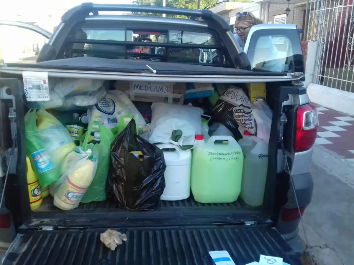 San Francisco solidario: partió camioneta con donaciones para Salta 