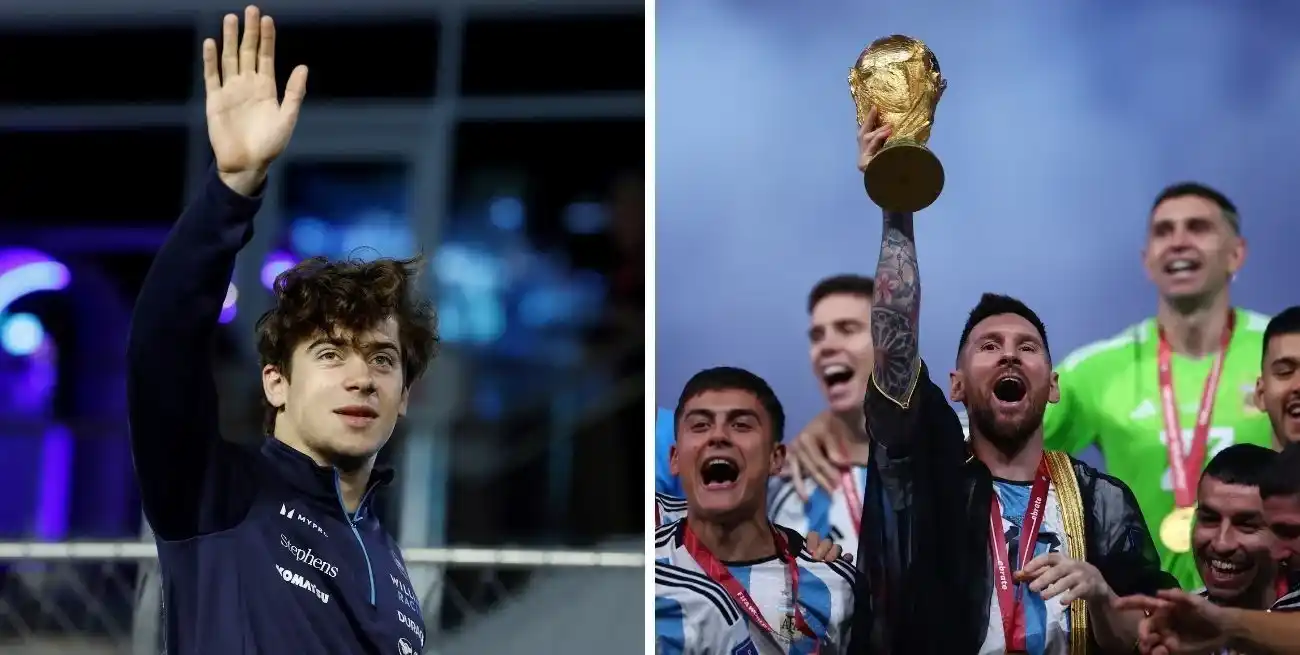 Colapinto contará con un plus a la hora de correr en Lusail. Fotos: Reuters.