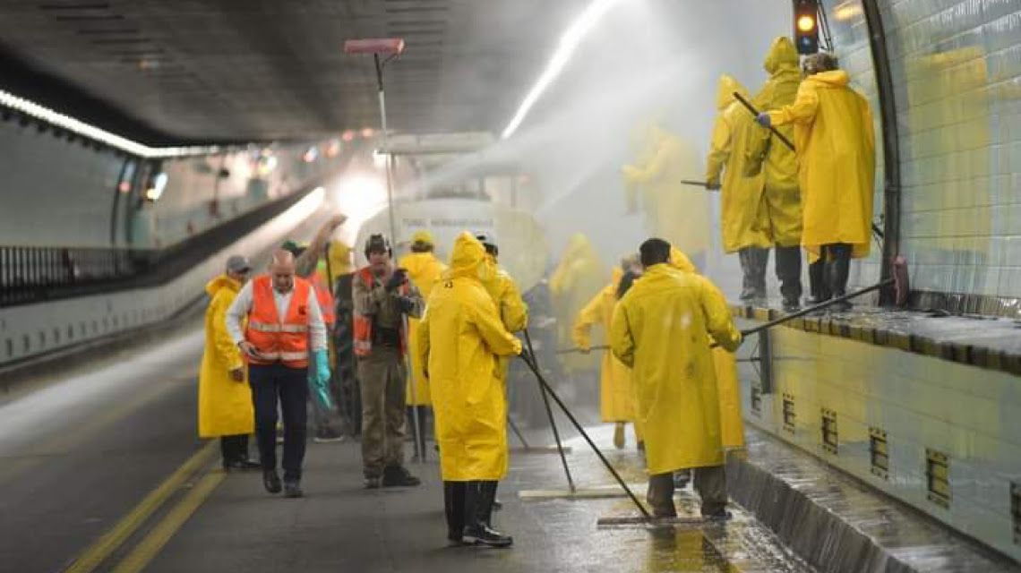 Realizarán tareas de limpieza en el interior del Túnel Subfluvial