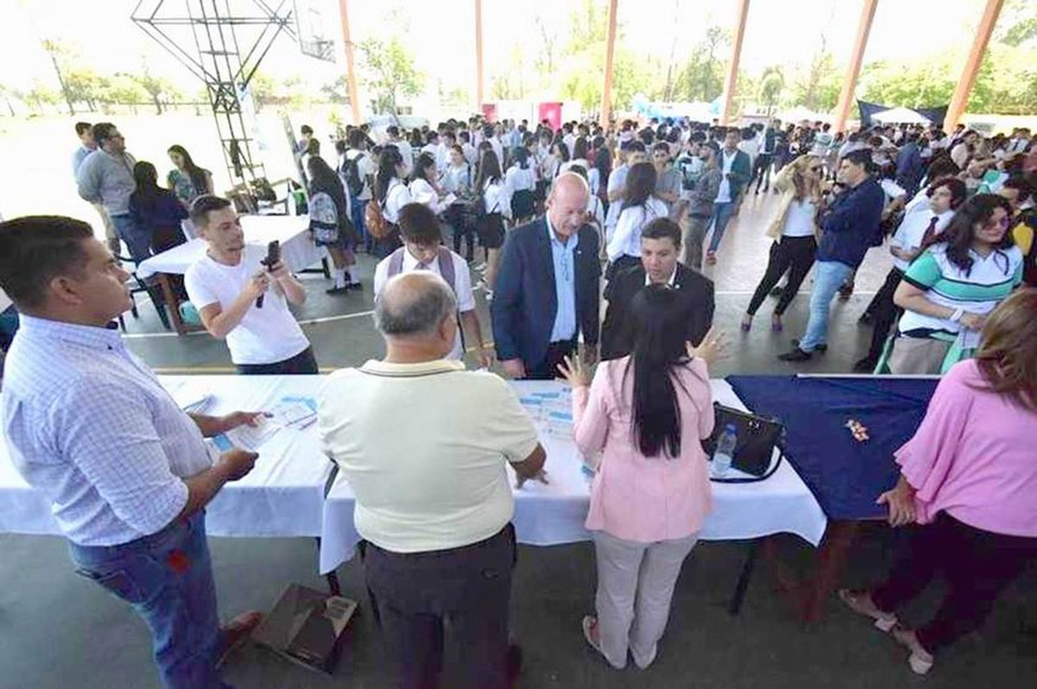 En el campus de la UNaF se
desarrolló la Expo carreras 2022