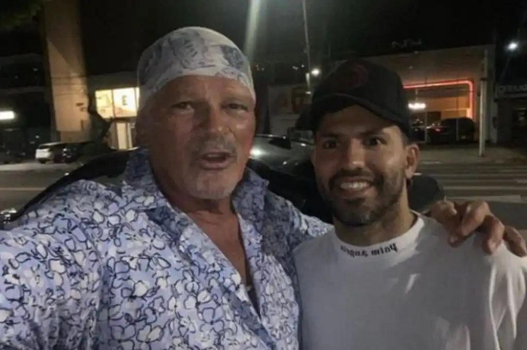 Alfa de Gran Hermano se cruzó con el Kun Agüero, y el tremendo encuentro fue trasmitido en un vivo en Instagram