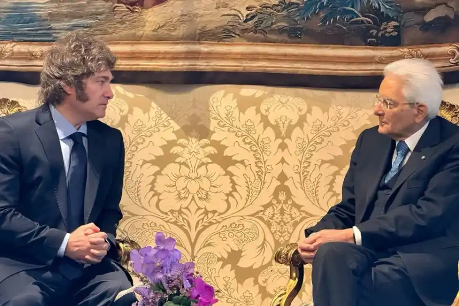 Sergio Mattarella y Giorgia Melloni, las reuniones de Milei en el cierre de la gira internacional