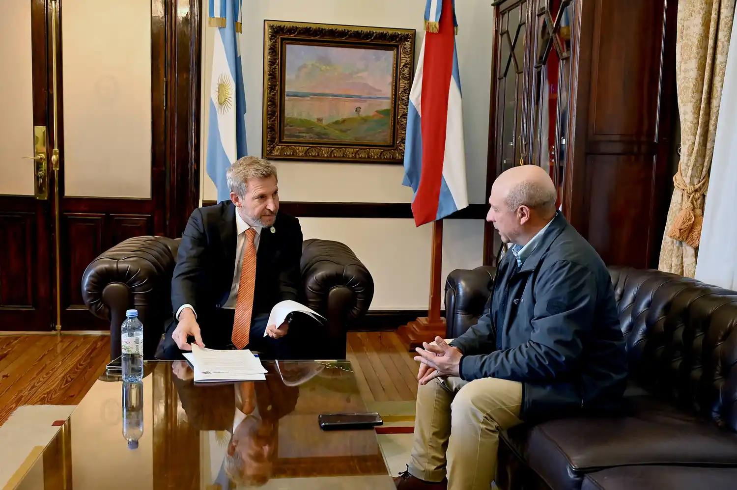 Frigerio se reunió con el intendente de General Galarza