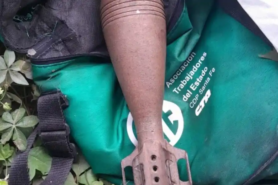 Hallaron un proyectil de mortero bajo el puente de la Autopista Santa Fe – Rosario