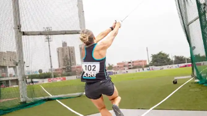 Carmela Cocco le dio el oro a la Argentina al consagrarse campeona en el Sudamericano U20