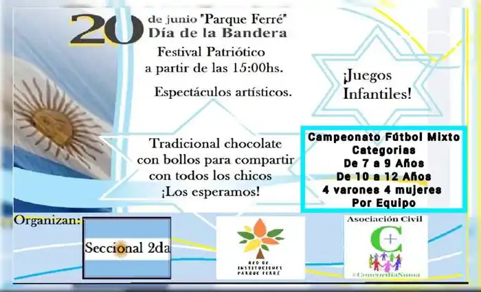 Gran Festival Patrio  en el Bº San Miguel 1°