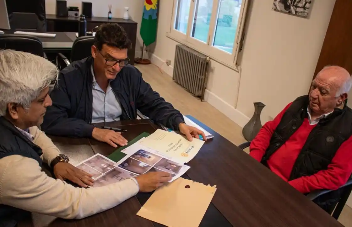 David Wall y Jorge Ignacio fueron recibidos por Mariano Carrillo