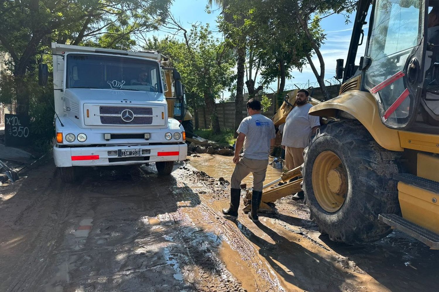 Un caño averiado dejó a parte de la 
ciudad sin agua durante más de seis horas