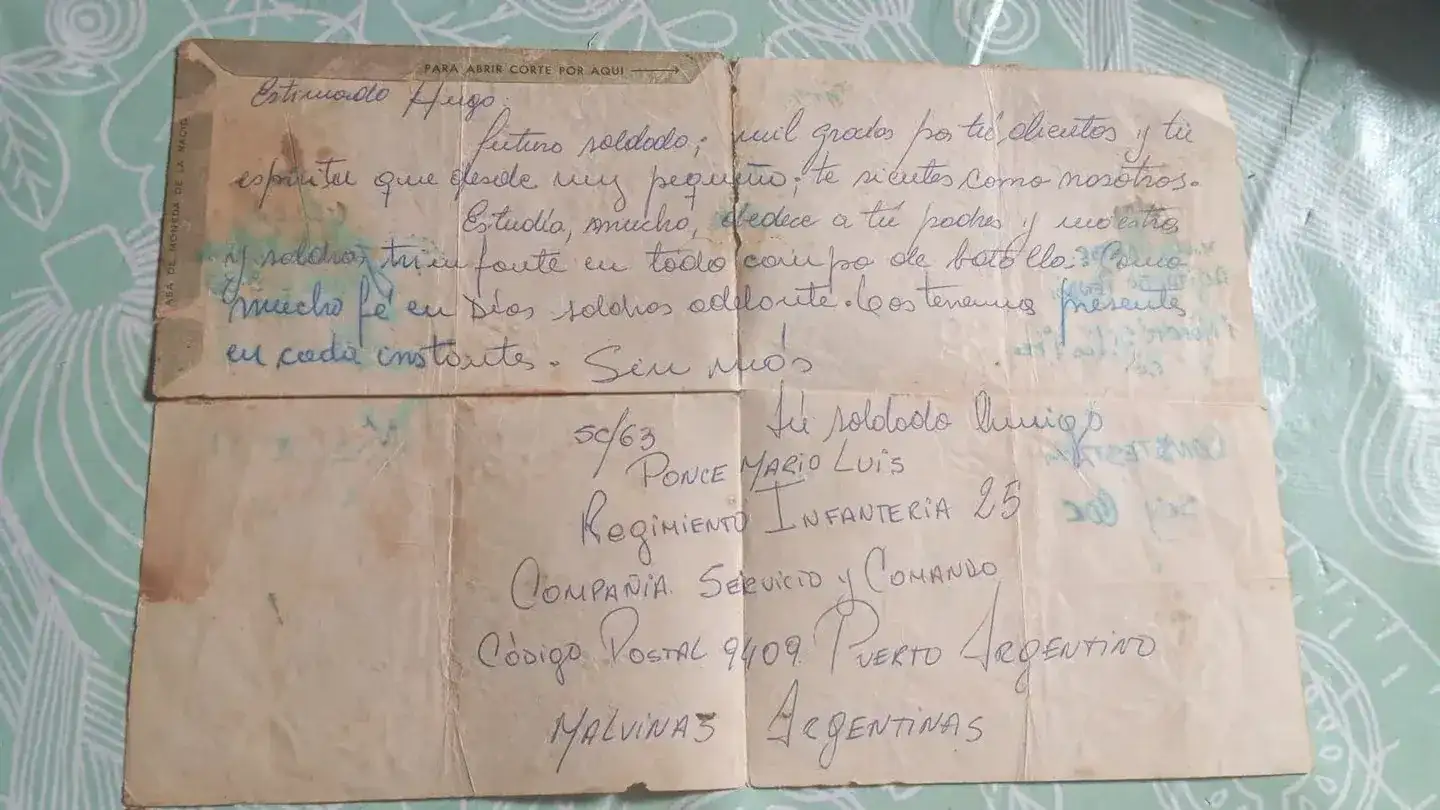 Un hombre vende una carta histórica de Malvinas tras sufrir una estafa económica - 3