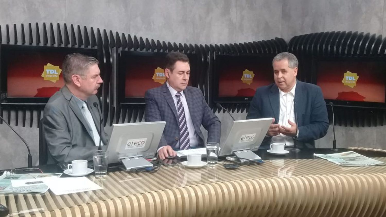 Alejandro "Topo" Rodriguez en el desayuno de Tandil Despierta