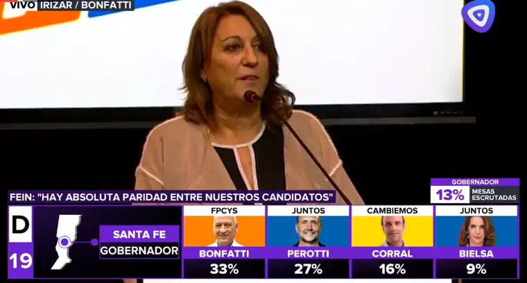 “He ganado la interna a senadora del departamento de Rosario”