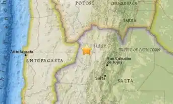 Un sismo de gran magnitud sacudió el noroeste del país