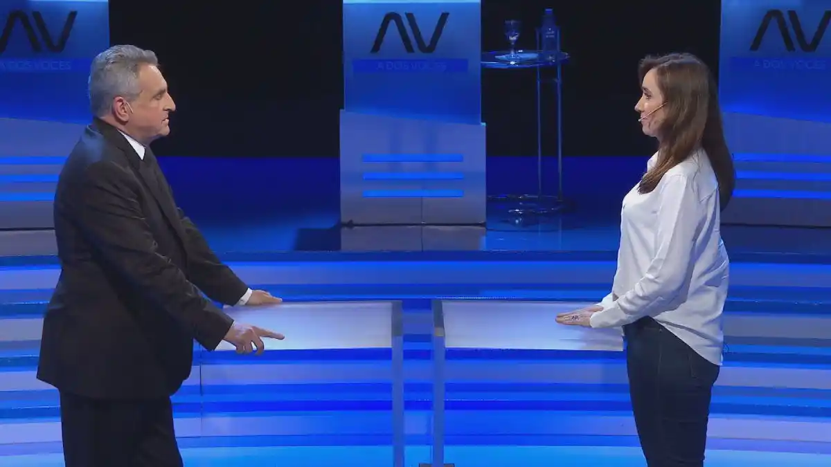 En el primer debate televisivo, Rossi protagonizó un tenso cruce con Villarruel, a quien calificó de "infiltrada de la democracia".