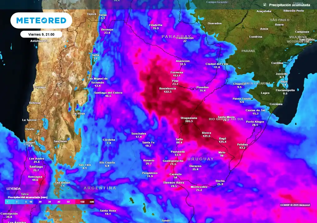 Argentina, bajo alerta meteorológica: se aproxima un "río atmosférico húmedo tropical" que traerá lluvias y tormentas