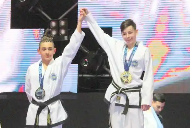 Facundo Yozzi, subcampeón mundial de taekwondo ITF