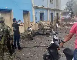¡URGENTE! Explota carro bomba en Corinto, Colombia