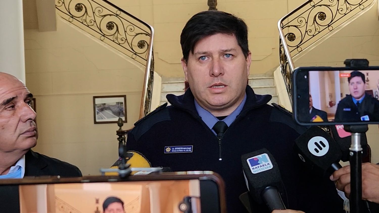 Mario Ismael Goyenechea - Director General del Instituto de Seguridad Pública, Federico Zingerling - subsecretario de Formación y Carrera Policial - 2