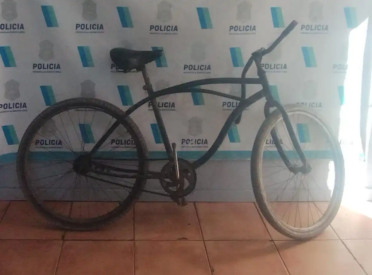 La bicicleta fue encontrada hoy en una vivienda cerca de Monte Varela.