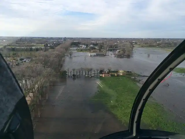 Saladillo: Impactantes imágenes de la inundación