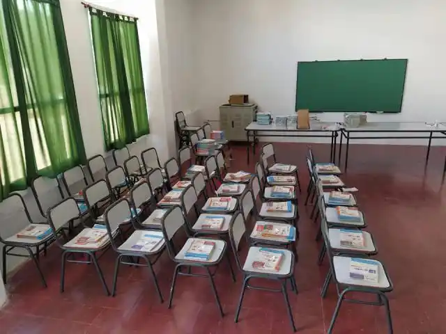 Recibieron materiales educativos
