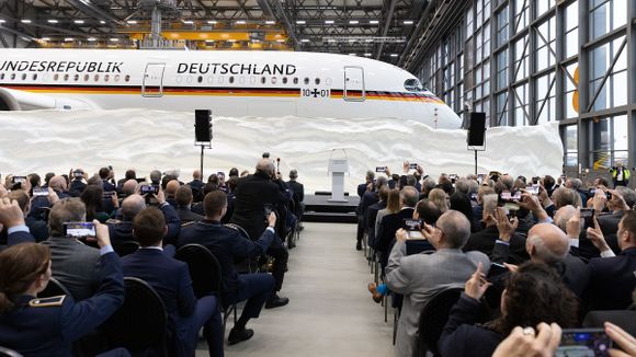 Alemania recibe el segundo Airbus A350 VIP para las Fuerzas Armadas