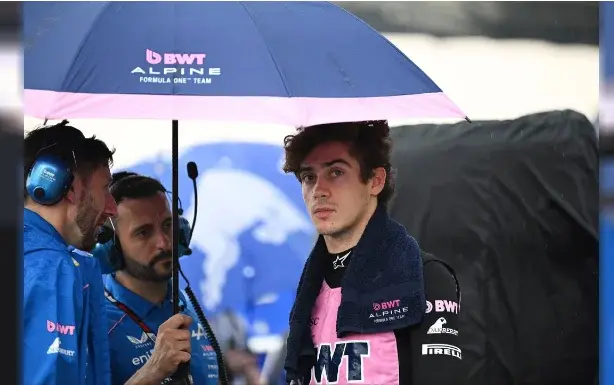 Colapinto debió abandonar en la sprint de Singapur.
Foto: Agencia NA (@BulletSportsMgt)